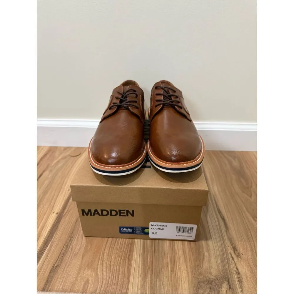 Madden NWT cognac V-Vanqus shoes sz 8.5